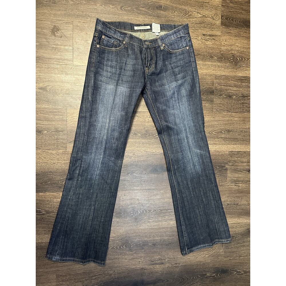 Stetson No 816 Classic Boot Cut Women's Blue Jeans Sz 6 Regular 31x32 Dark Wash